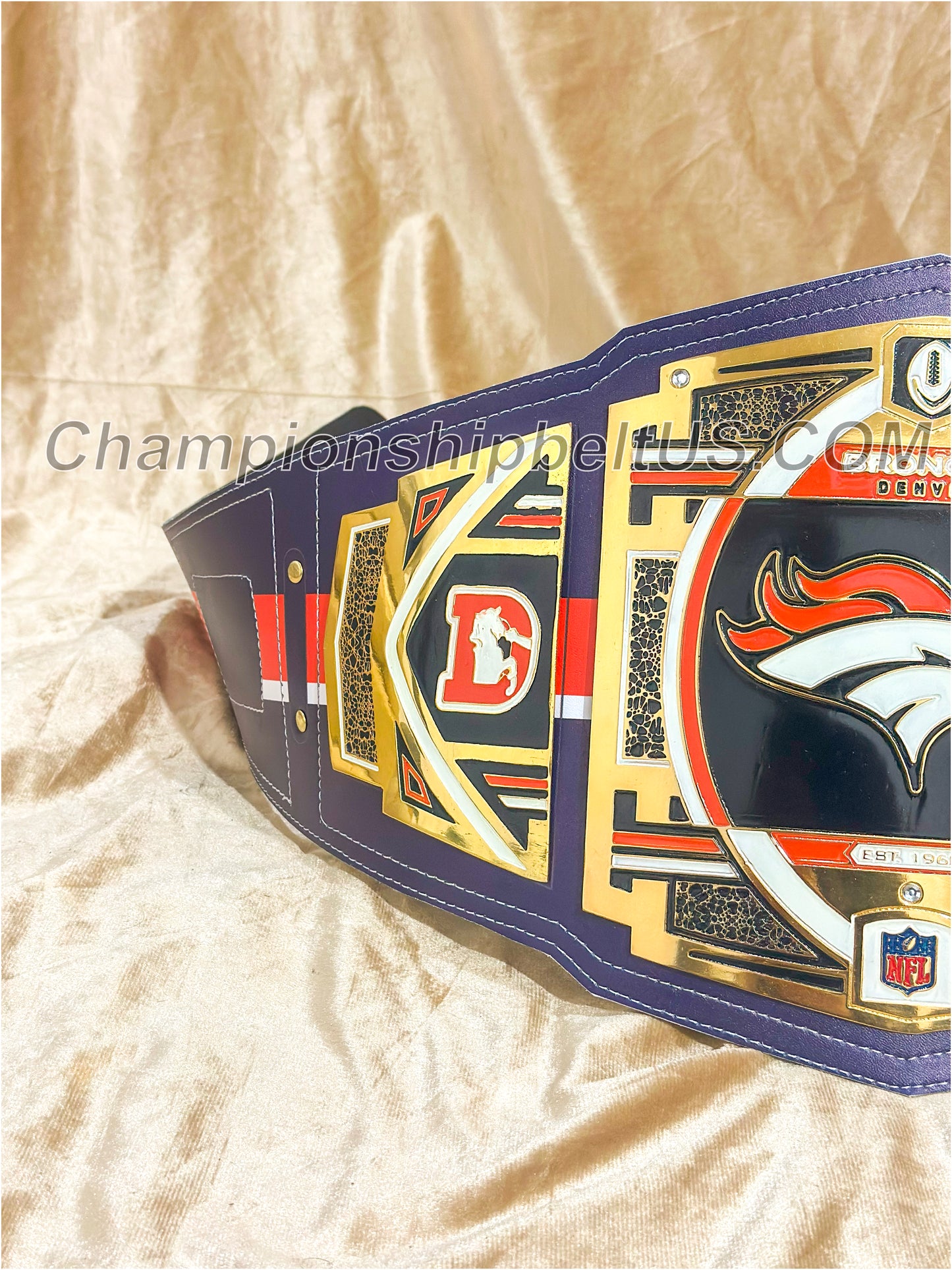 Denver Broncos Legacy Replica Wrestling Title Belt