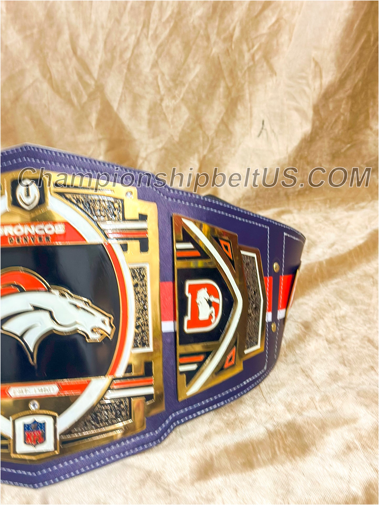 Denver Broncos Legacy Replica Wrestling Title Belt