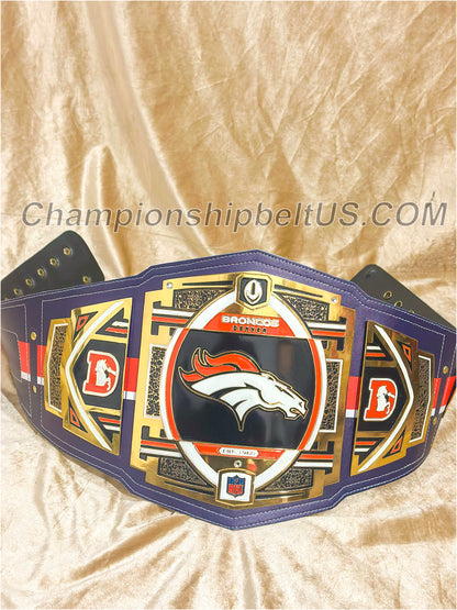 Denver Broncos Legacy Replica Wrestling Title Belt