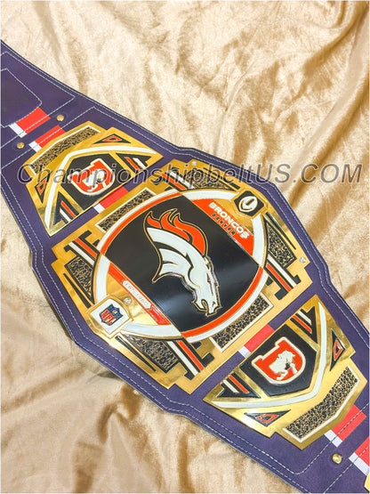 Denver Broncos Legacy Replica Wrestling Title Belt