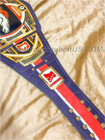 Denver Broncos Legacy Replica Wrestling Title Belt