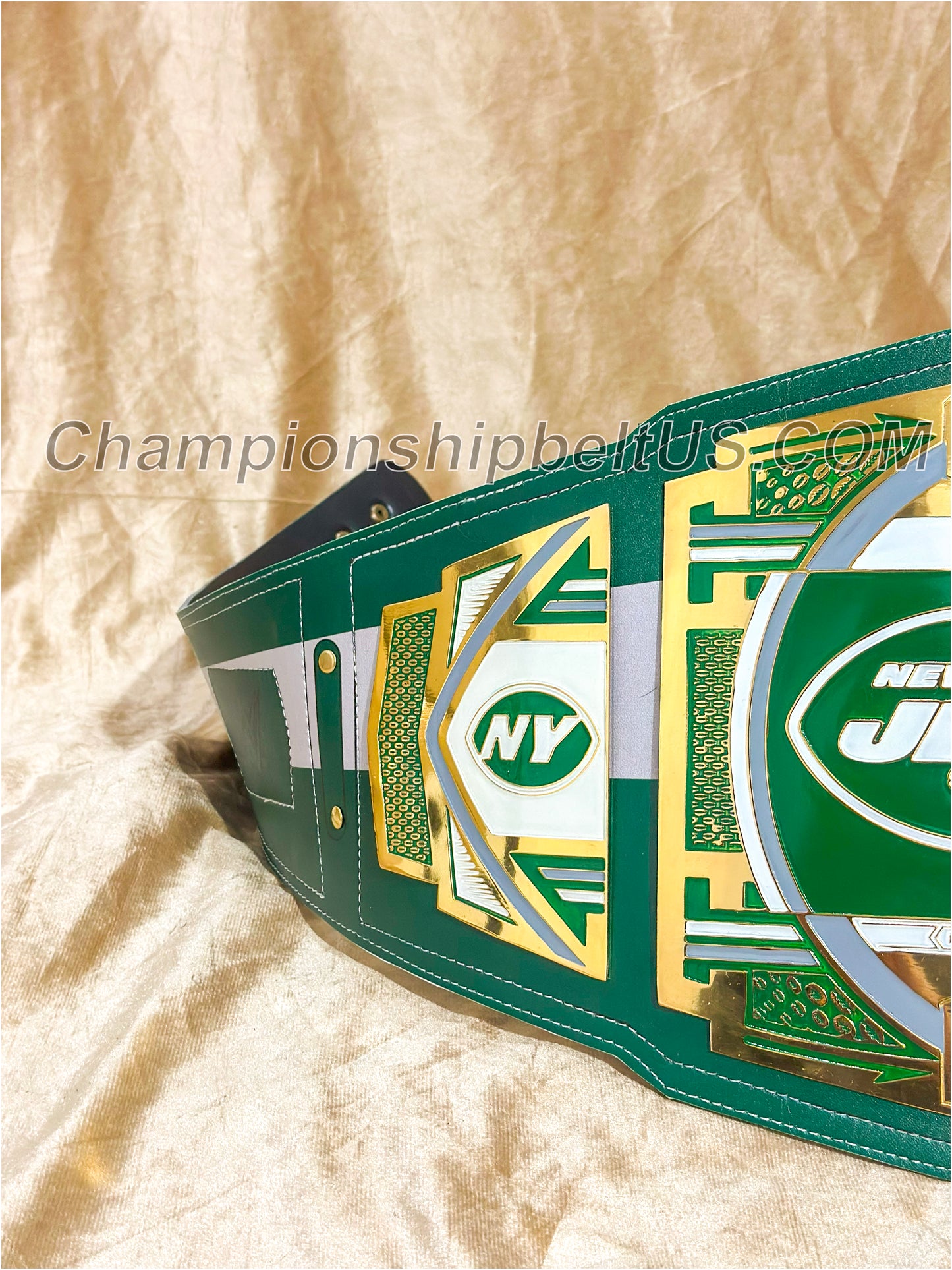 New York Jets Legacy Replica Wrestling Title Belt