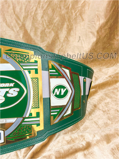 New York Jets Legacy Replica Wrestling Title Belt