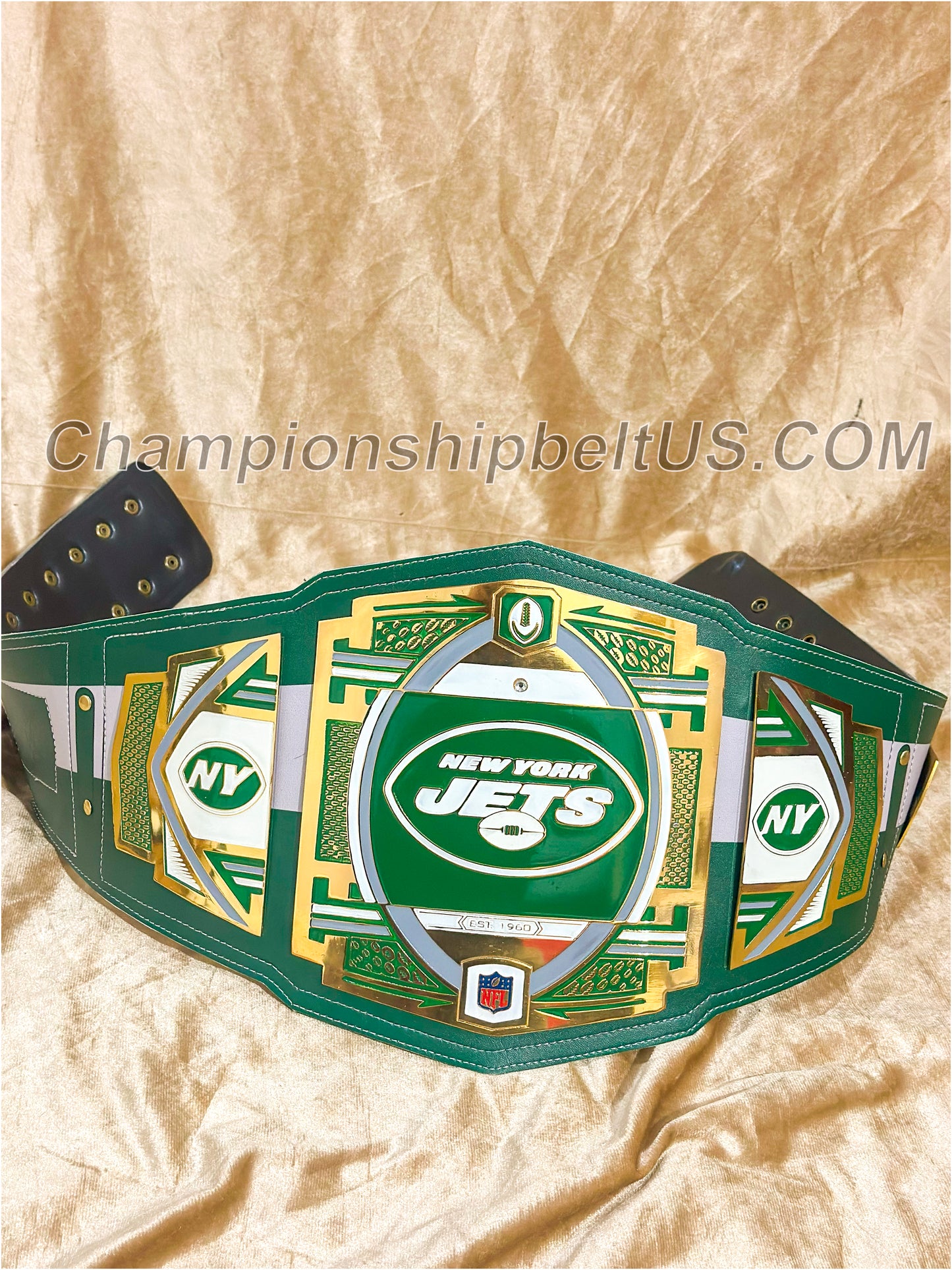 New York Jets Legacy Replica Wrestling Title Belt