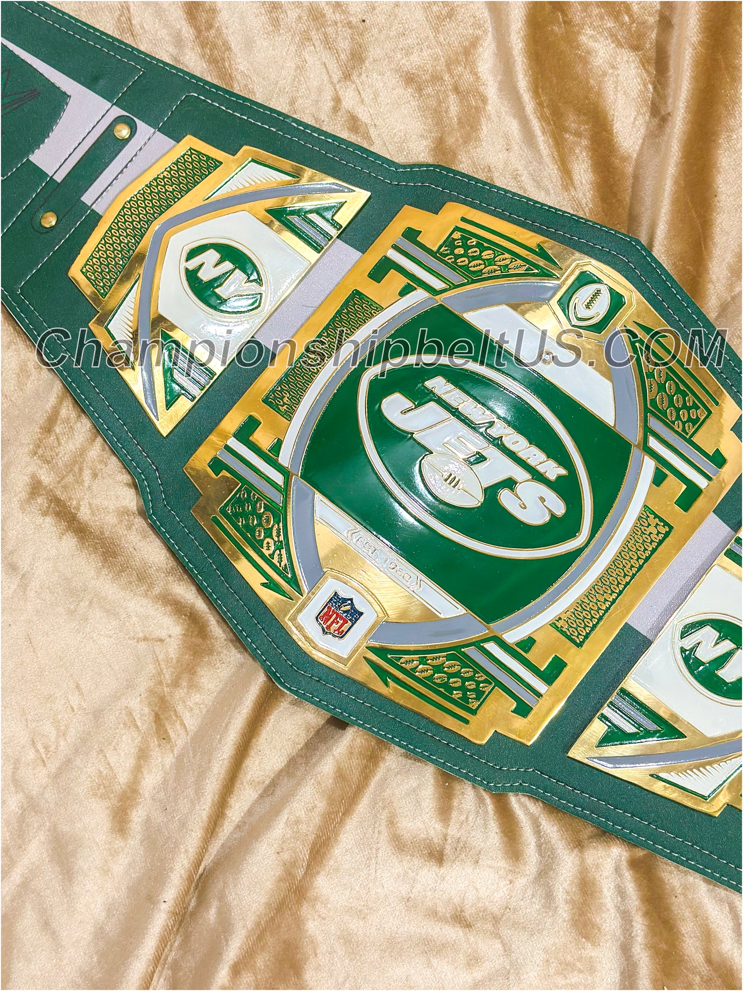 New York Jets Legacy Replica Wrestling Title Belt