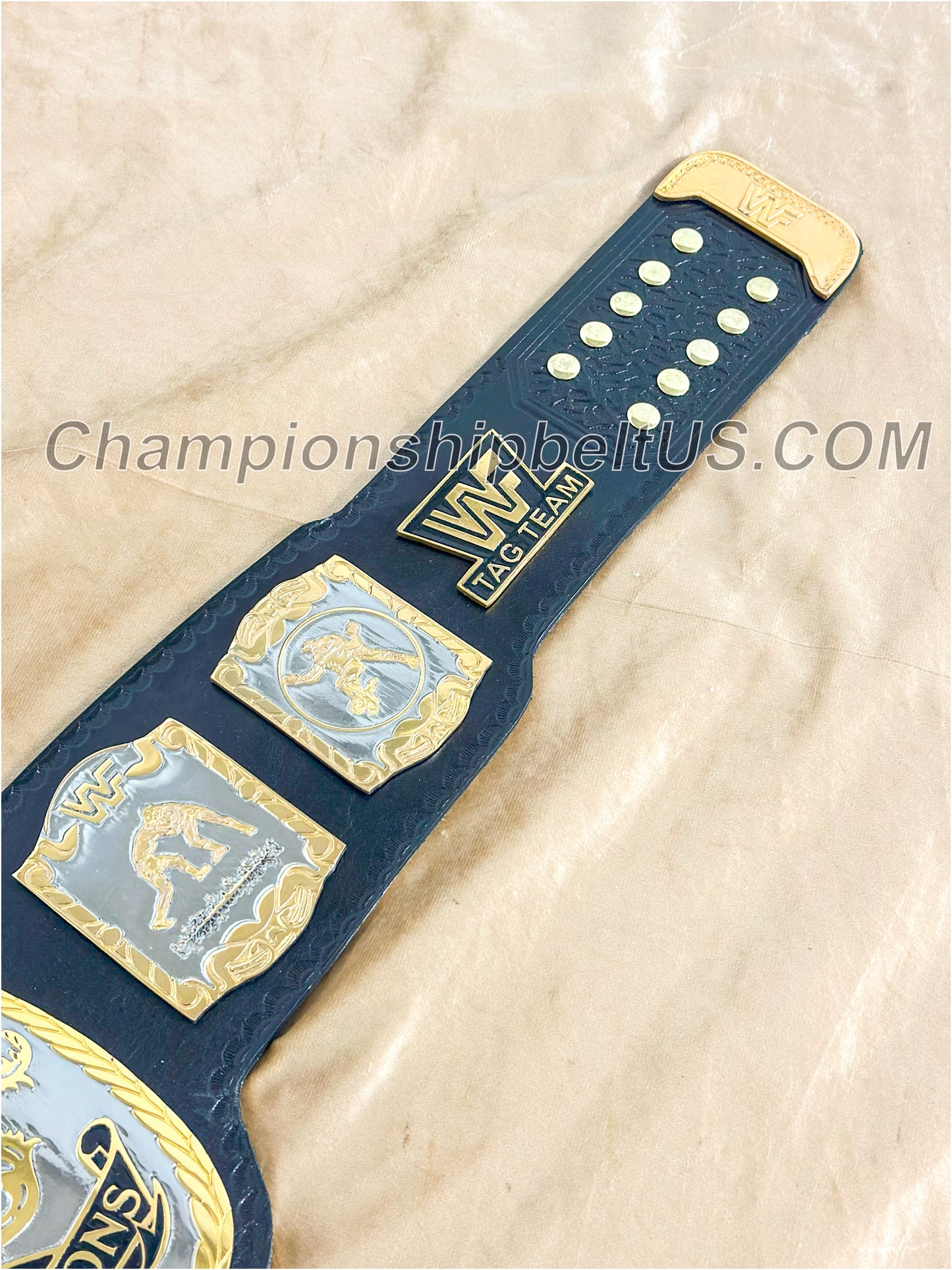 World Tag Team Wrestling Champion WWF Replica Title Belt