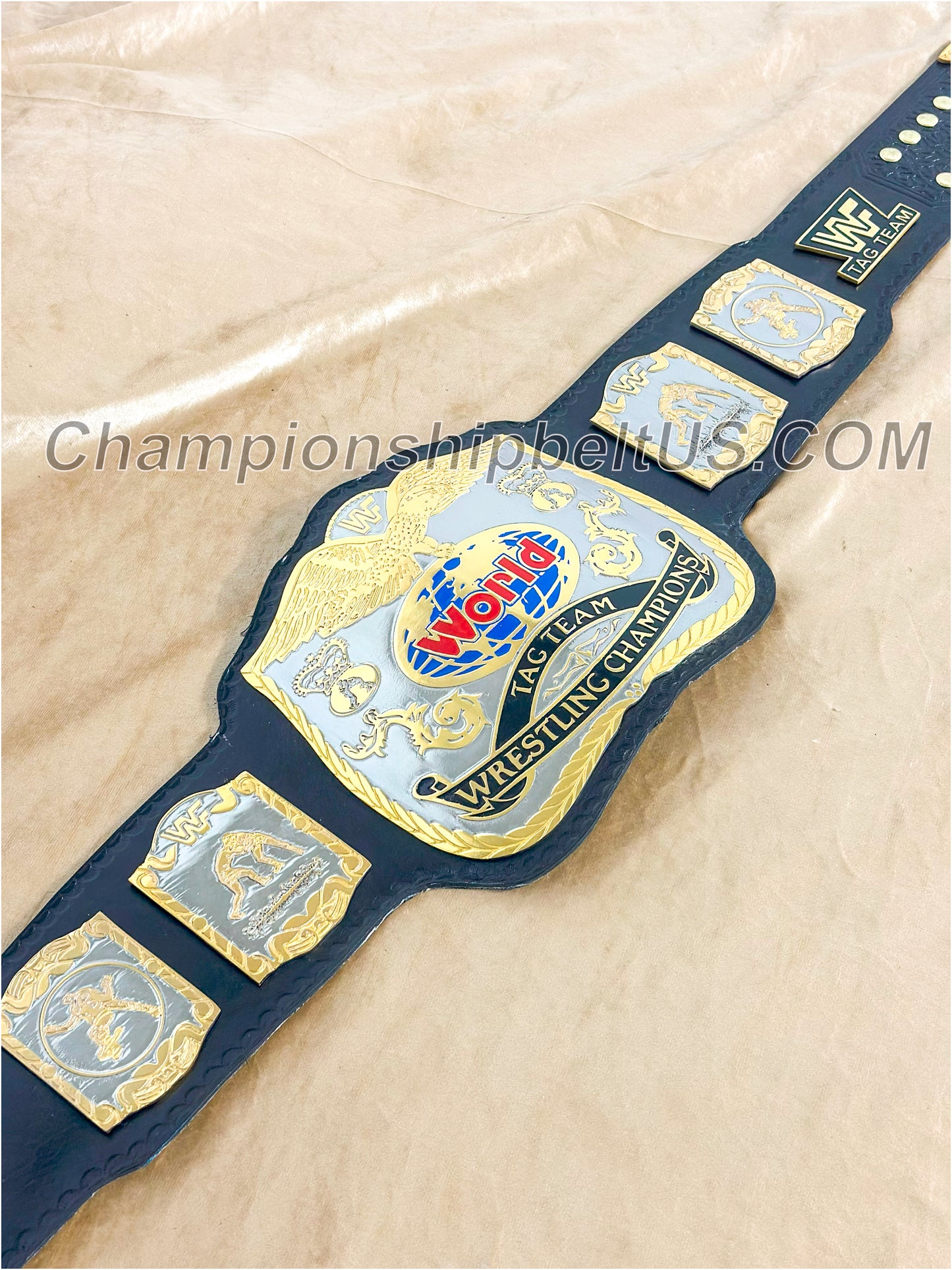 World Tag Team Wrestling Champion WWF Replica Title Belt