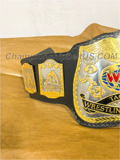 World Tag Team Wrestling Champion WWF Replica Title Belt