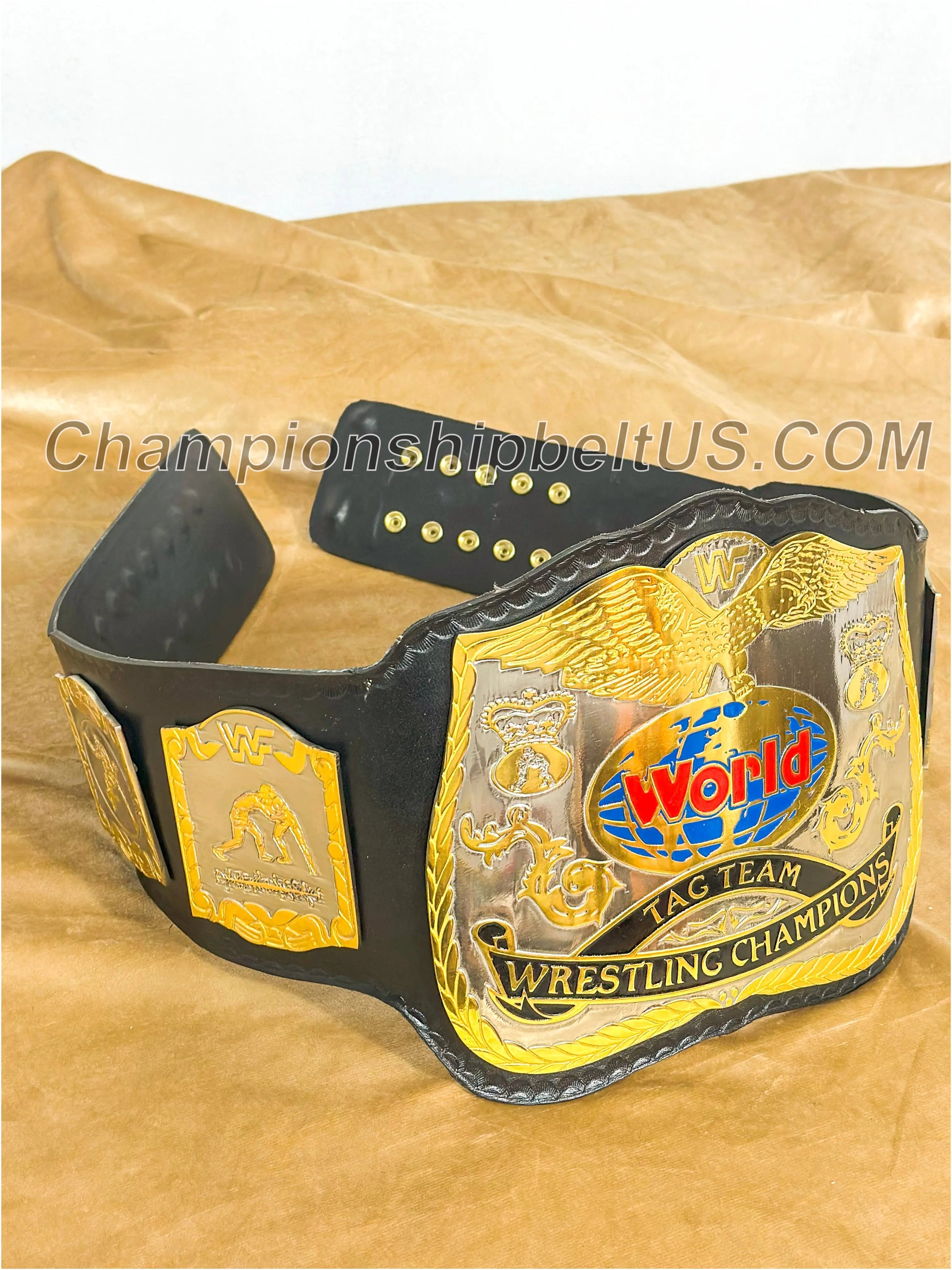 World Tag Team Wrestling Champion WWF Replica Title Belt ChampionshipBeltUS