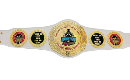 Muay Thai CR League U18-60KG Champion Championship Belt
