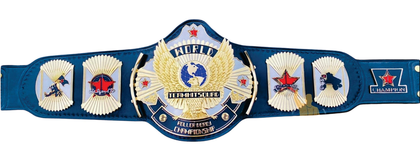 World Termhitsquad Roller Derry Championship Belt