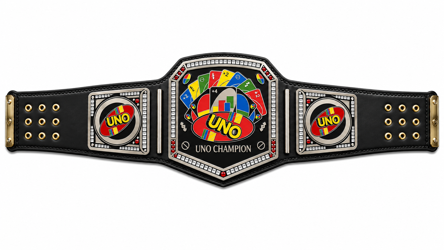 UNO World Heavy weight Wrestling Championship Belt Replica Title