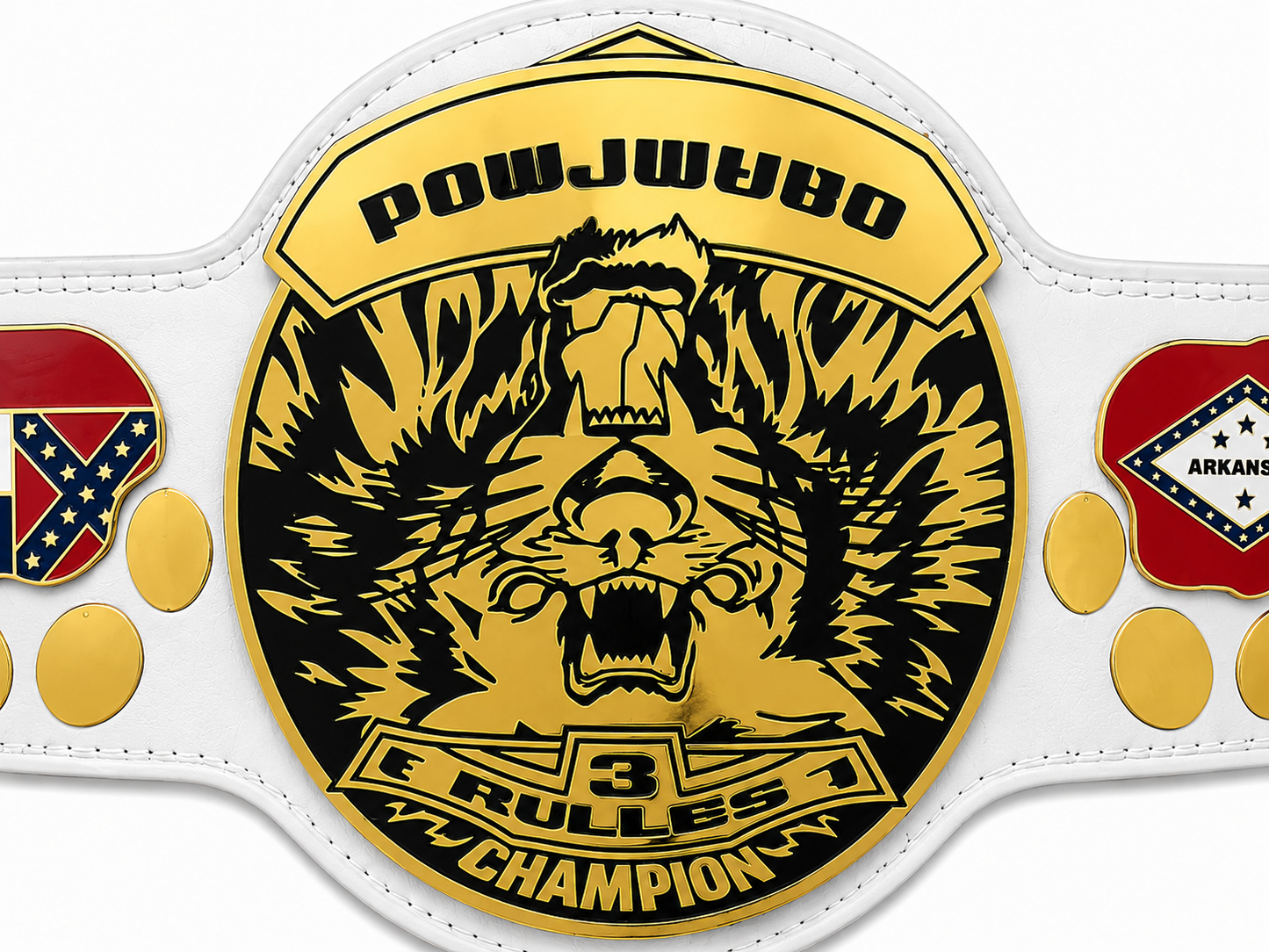 Legends Custom Wrestling Championship Title Belt Adult Size Brass Plated