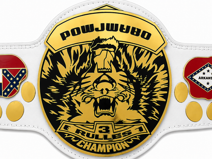 Legends Custom Wrestling Championship Title Belt Adult Size Brass Plated