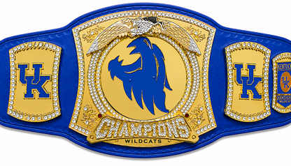 New Wildcats custom spinner Belt Adult Size Genuine Leather