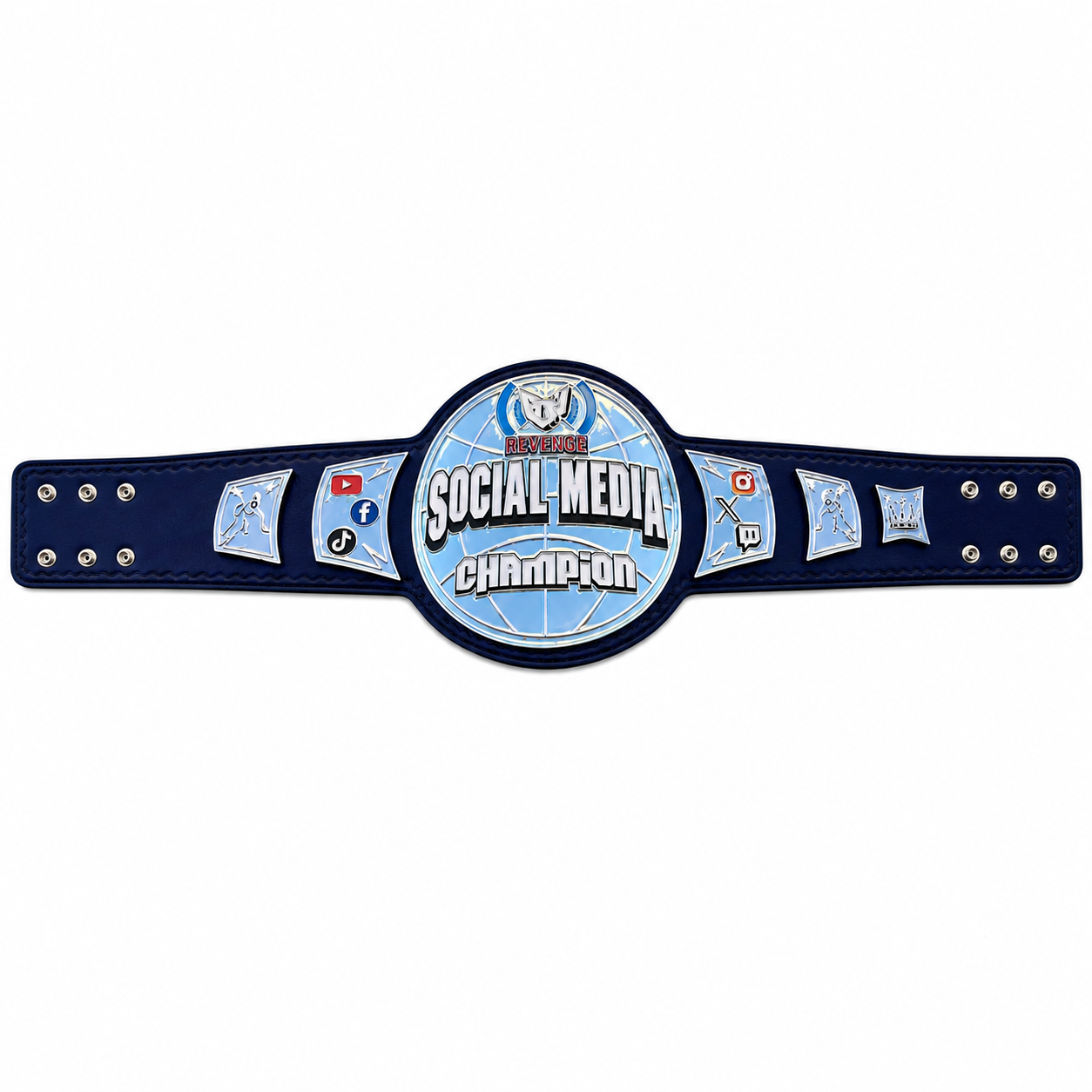 New Customise ECW Social Media Belt Adult Size