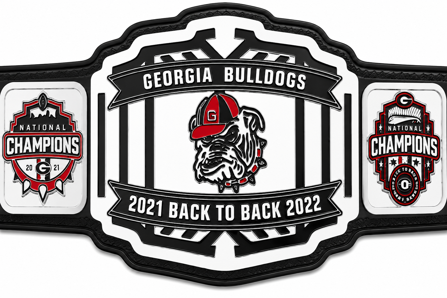New Customise Georgia Bulldog Customized Championship Title Belt Adult Size