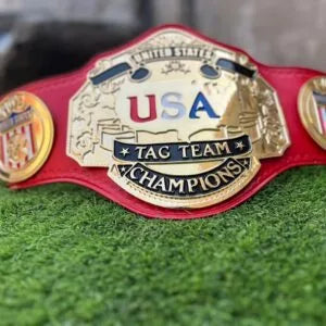NWA USA Tag Team Championship Belt  CNC Detailed 24K Gold Plated Replica