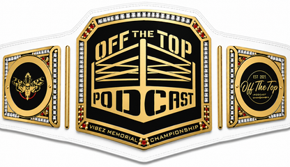 New Customise of the Top Podcast Championship belt Adult Size