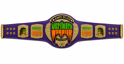 Ultimate Warrior World Heavyweight Wrestling Championship Belt 2MM Title