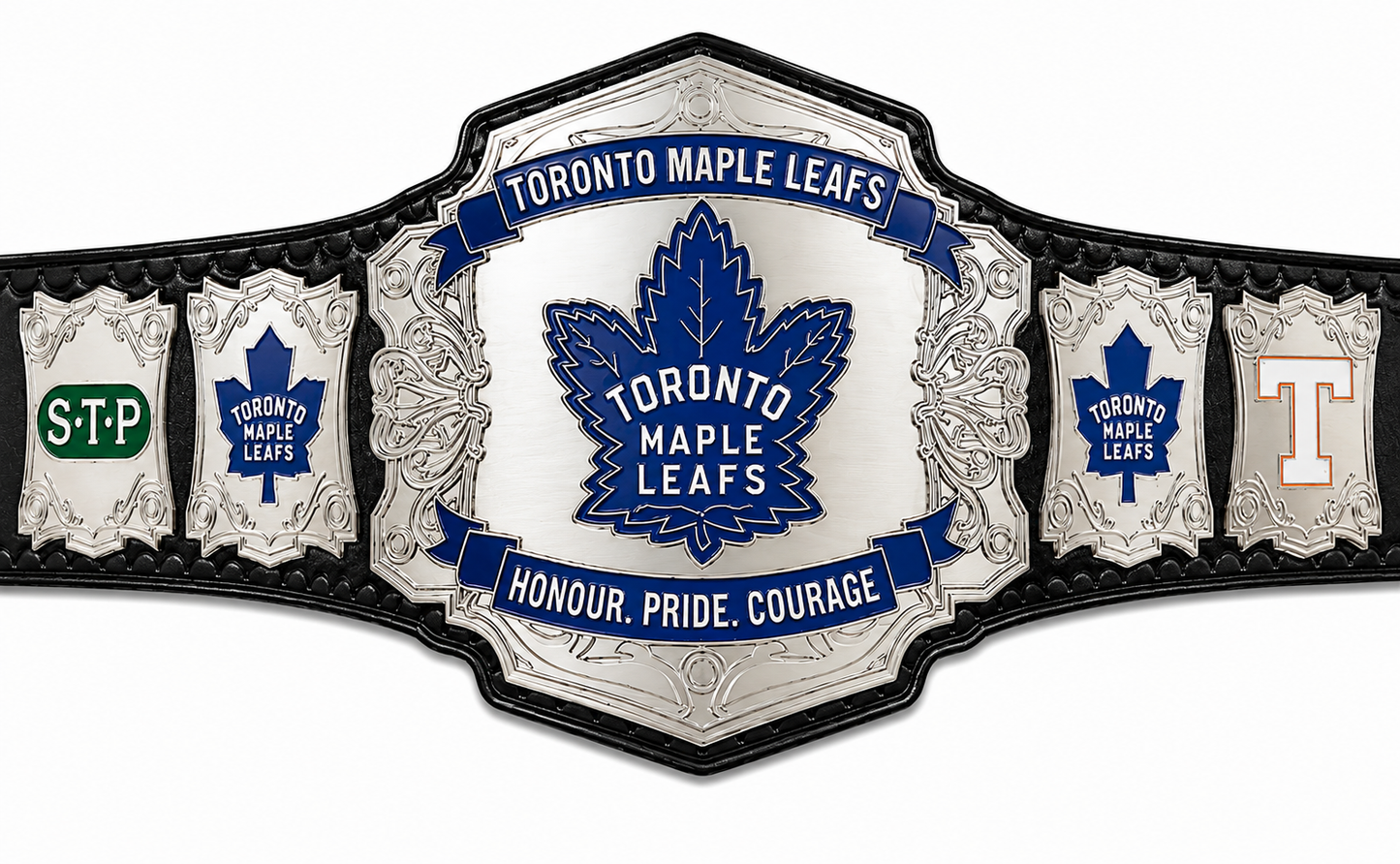 Toronto Maple Leaf Ice Hockey Championship Title Belt Adult Size 2mm Brass