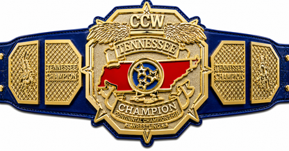 New Customise CCW Costal Wrestling Championship Belt Adult Size