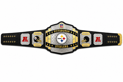 NEW NFL Pittsburgh Steelers Super bowl Championship Belt Adult Size 2mm4mm