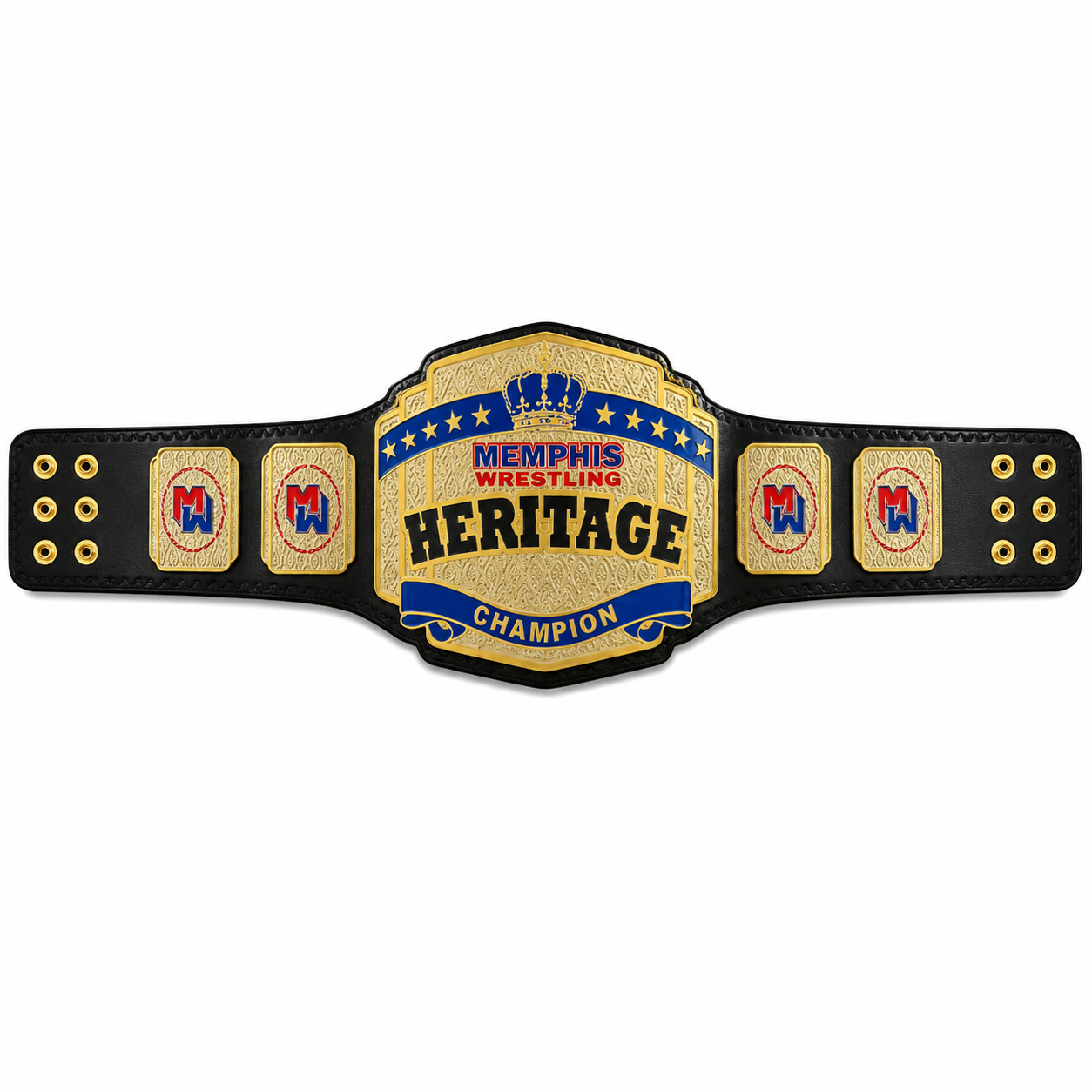 Memphis HERTAGE Championship Belt 2mm  4mm zinc plate