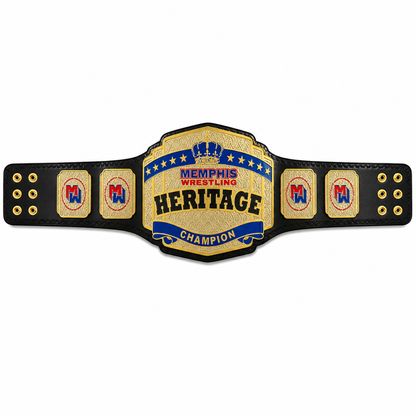 Memphis HERTAGE Championship Belt 2mm  4mm zinc plate