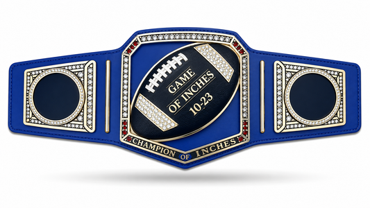 New Customise Game Of Inches Championship Belt Adult Size