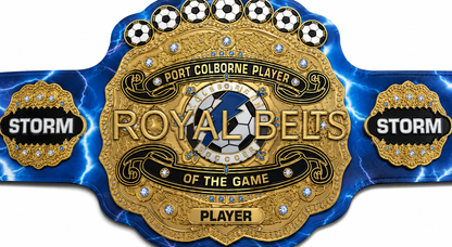 Football Port Custom Wrestling Championship Title Belt Adult Size
