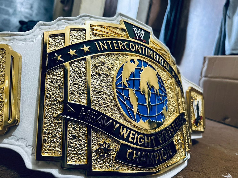 24K GOLD World Premium Intercontinental Heavyweight CNC Championship Belt