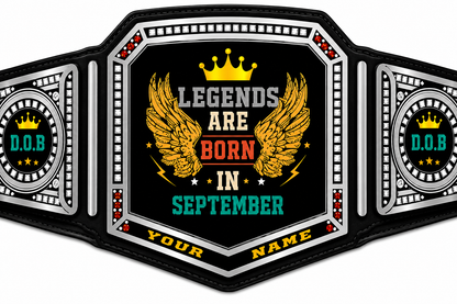 Legends Born In September Belt