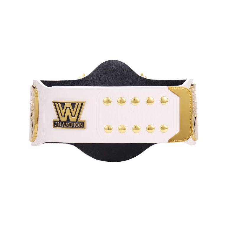 White WWE Winged Eagle Championship Replica Title Belt