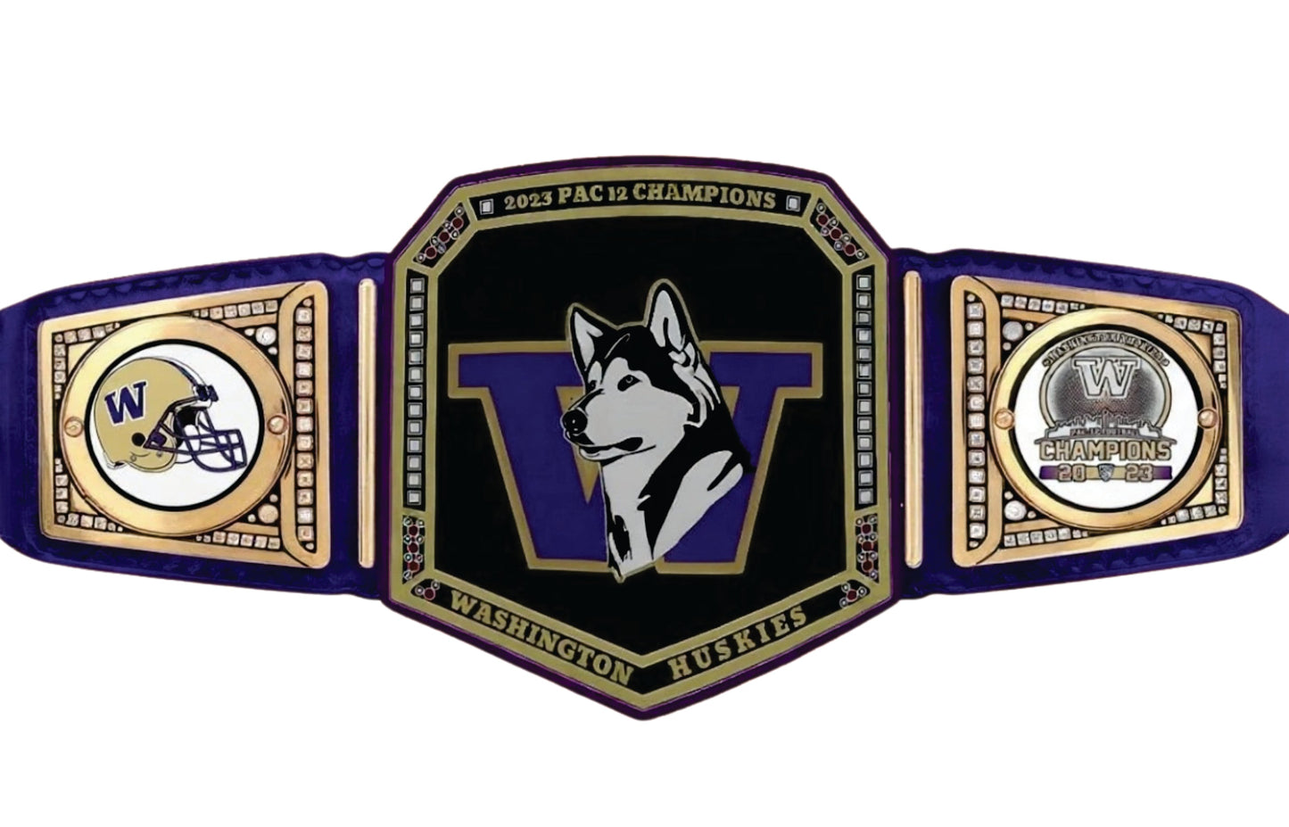 Washington Huskies 2023 PAC 12 Champion Championship Belt