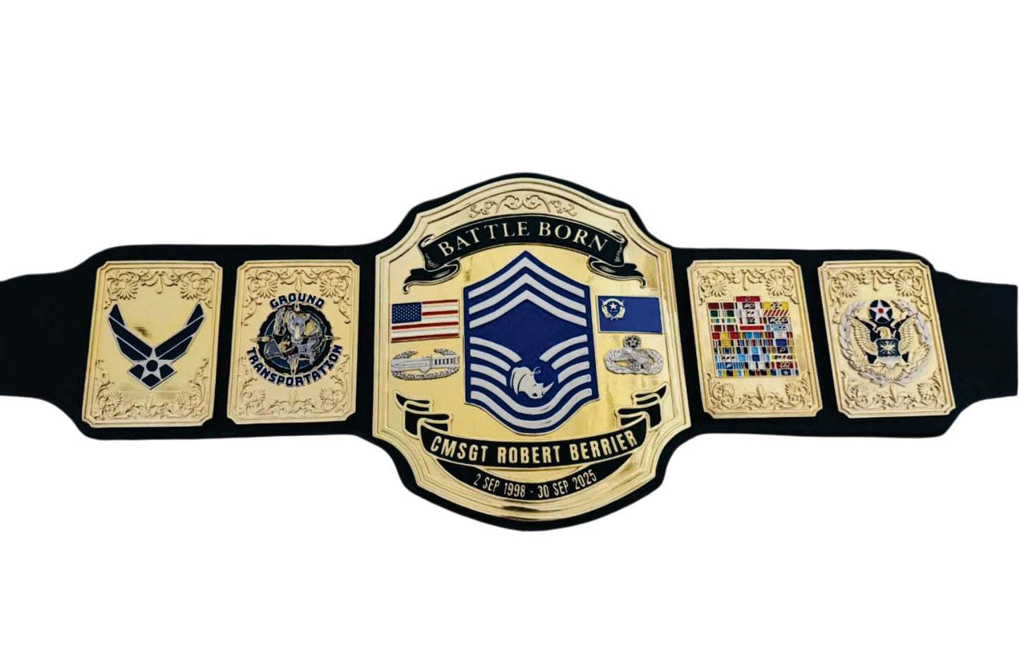 Battle Born CMSGT Robert Berrier Championship Belt