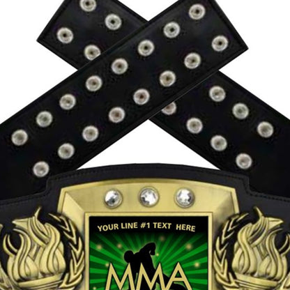 World MMA Champions Replica title Wrestling Belt ADD Your Custom Text