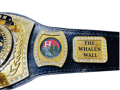 Houston Spinner Black Federal Bureau of Investigation Champion Championship Belt