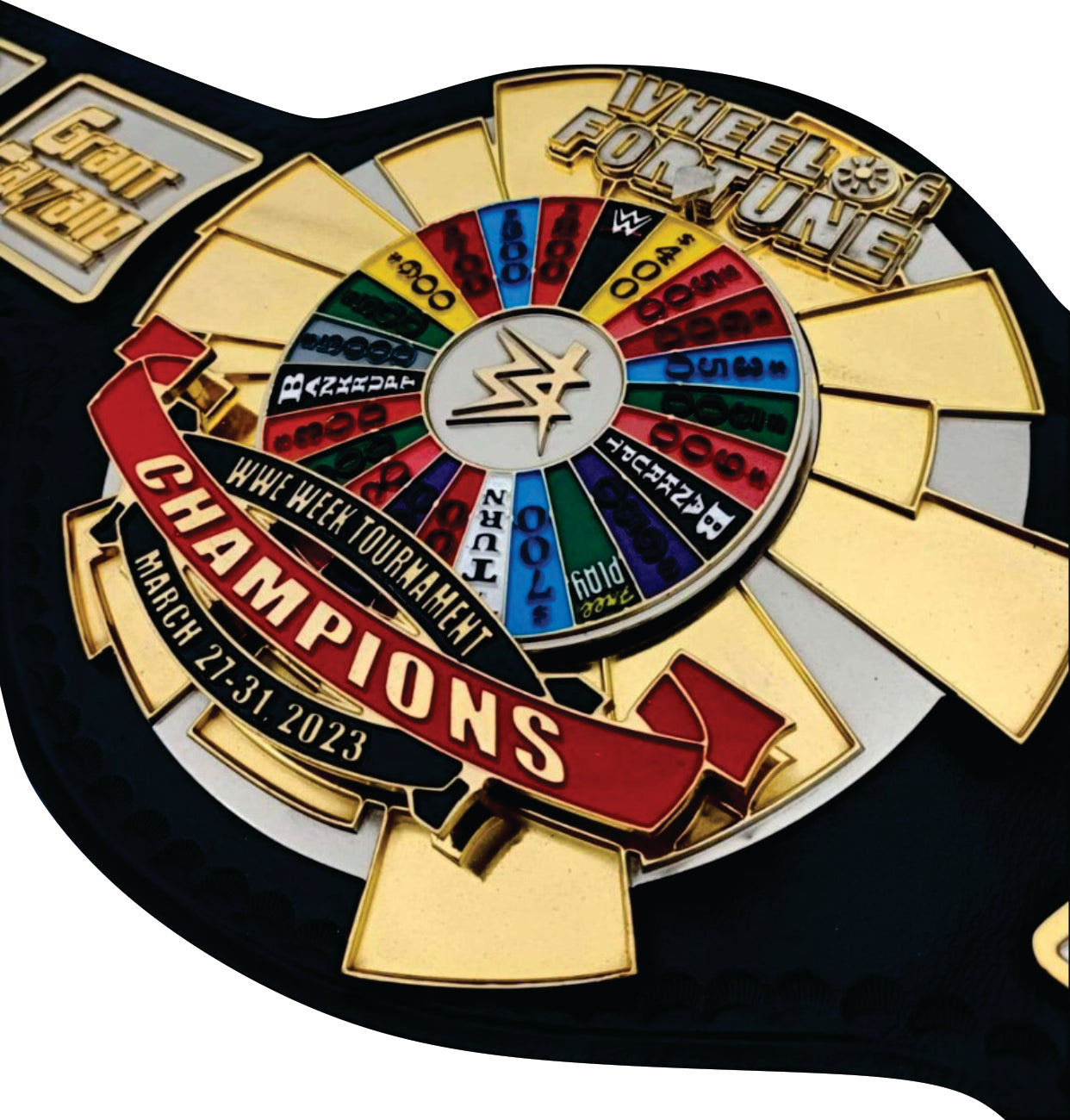 Wheel of Fortune Championship Wrestling Belt