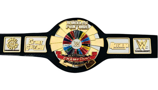Wheel of Fortune Championship Wrestling Belt