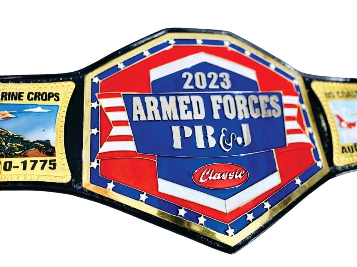 Custom 2023 Armed Forces Title Belt
