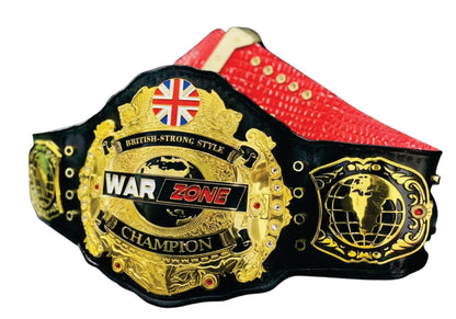 British-Strong Style War Zone Champion Championship Belt