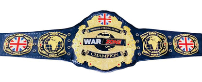 British-Strong Style War Zone Champion Championship Belt