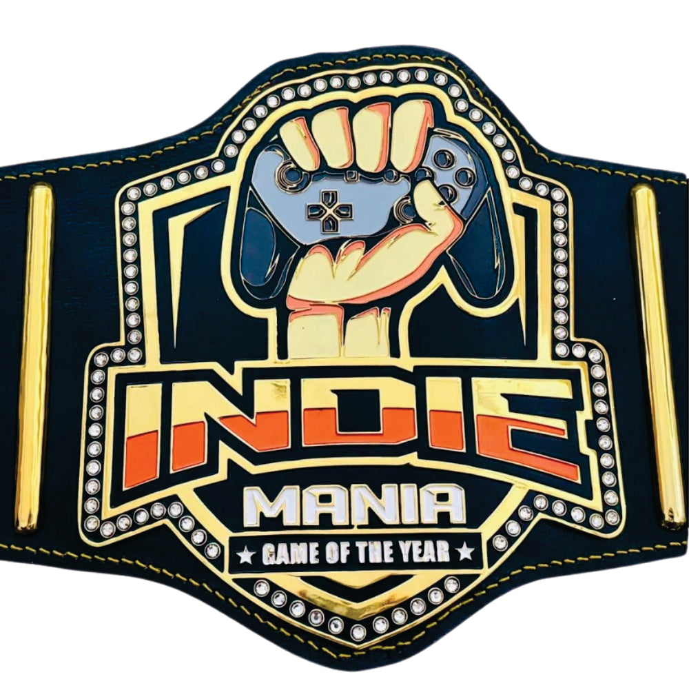 Indie Mania Game of thr Year Championship Belt