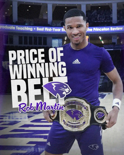 High Point University Custom Basketball Championship Belt – The Price of Winning