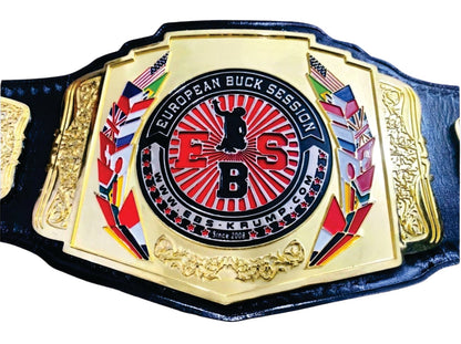 EBS European Buck Session Championship Wrestling Belts