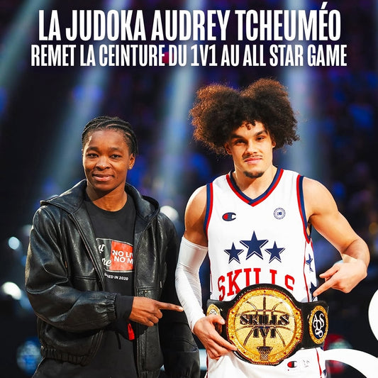 Elite Court Supremacy Title Belt – Championship Basketball Icon