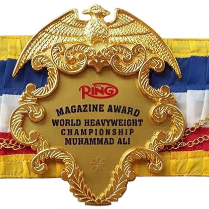 MUHAMMAD ALI Ring Magazine World Heavyweight Championship Belt