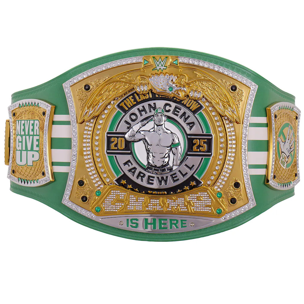 John Cena Farewell Tour 2025 Boston Spinner Championship Replica Title Belt ChampionshipBeltUS