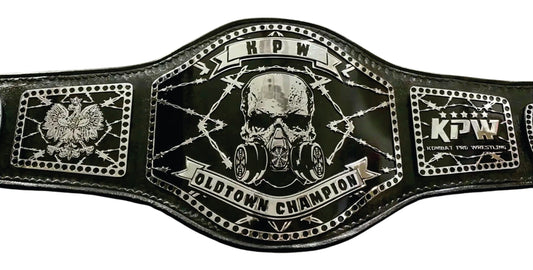 BLACK WORLD KPW OLD TOWN CHAMPION CHAMPIONSHIP BELT
